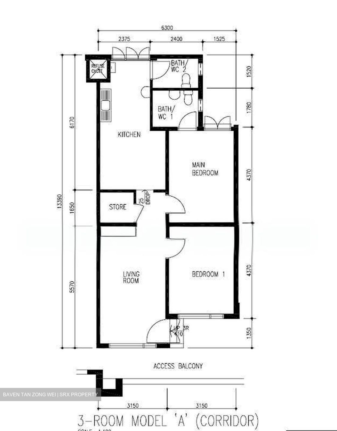 Blk 416 Bukit Batok West Avenue 4 (Bukit Batok), HDB 3 Rooms #632910741